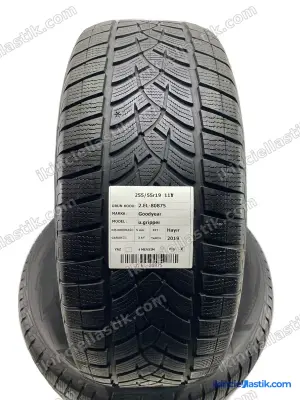 Goodyear 255/55R19 111V 5 mm U.Gripper 2.El Kış Lastiği (2019)